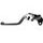 Clutch Lever ACCOSSATO fixed CNC-worked aluminium, silver