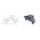 Mirror adaptor PUIG ADAPTER LEFT SIDE FOR FAIRING DAYTONA 675 9572N črna to fairing