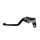 Clutch Lever ACCOSSATO ESY688 fixed CNC-worked aluminium, black