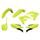 Set plastik POLISPORT 90782 Flo yellow