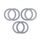 Steel clutch plates kit ATHENA P40240028
