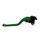Clutch Lever ACCOSSATO ESH033 fixed CNC-worked aluminium, green