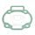 Cylinder base gasket ATHENA S410480006064 0.8 mm
