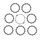 Friction plates kit with clutch cover gasket ATHENA P40230009