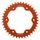 Rear ALU sprocket SUPERSPROX RAL-613:40-ORG oranžna 40T, 525