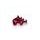 Screws PUIG ANODIZED 0689R rdeč M6 x 25mm (6pcs)