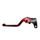Clutch Lever ACCOSSATO ESY688 fixed CNC-worked aluminium, red