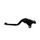 Clutch Lever ACCOSSATO ESC777 fixed CNC-worked aluminium, black