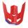 Helmet peak SHOT FURIOUS A05-21OB-A03-P01 red pearly