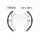 Brake shoe set EBC H342G grooved