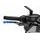 Brake lever without adapter PUIG 4.0 414ANP raztegljiva poklopna (extendable folding) blue/silver