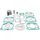 TopEnd piston kit VERTEX 23630B-3 Cylinder 66,4mm Piston 66,35mm
