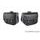 Leather saddlebag CUSTOMACCES SANT LOUIS APS001N črna par