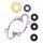 Water Pump Rebuild Kit WINDEROSA 721165A