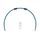Set cevi za sklopko Venhill POWERHOSEPLUS KAW-11010C-TB (1 cev v kompletu) Translucent blue hoses, chrome fittings