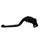 Clutch Lever ACCOSSATO ESS650 fixed CNC-worked aluminium, black
