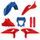 Set plastik POLISPORT 91602 Blue/Red