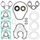 Complete gasket set with oil seal WINDEROSA 611809