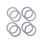 Steel clutch plates kit ATHENA P40240056