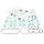 Complete Gasket Kit with Oil Seals WINDEROSA 8110010