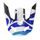 Helmet peak SHOT SPEED GHOST A05-21OB-E01-P01 blue glossy