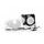 Windshield PUIG SEMI-FAIRING 9554W matt black prozorna
