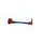 Lever guard ACCOSSATO DE001 with blue hose and joint right, aluminium