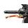 Brake lever without adapter PUIG 160TV poklopna (foldable) orange/green