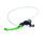 Brake lever folding ACCOSSATO RA002 with integrated remote adjuster for original brake master cylinders zelena