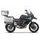 Komplet aluminijastih kovčkov z nosilci in ploščo SHAD TERRA, 37L zadnji kovček in 36L/47L stranski kovčki SHAD Benelli TRK 502 X 2022 -