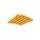 Screws PUIG ANODIZED 0524G yellow M8 x 50mm (6pcs)
