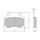 Zavorne obloge RMS 225103710 spredaj homologated organic