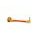 Lever guard ACCOSSATO DE001 with orange hose and joint right, aluminium