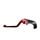 Clutch Lever ACCOSSATO ESH088 fixed CNC-worked aluminium, red