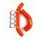 Silicone radiator hoses EXED EP-SH-K-24-O oranžna