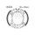Brake shoe set EBC H333 includings springs
