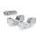 Risers PUIG 21878P srebrna height 20mm, d 32mm