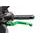 Clutch lever without adapter PUIG 260VO poklopna (foldable) green/gold