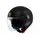 Jet čelada MT Helmets STREET S SOLID A1 GLOSS BLACK M