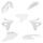 Set plastik POLISPORT 91604 restyling Bela