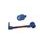 Lever guard in aluminium + right end ACCOSSATO DE005 with red hose and joint levi
