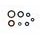 Set tesnil motorja za olje (Engine Oil Seals Kit) ATHENA P400270400078