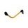 Lever guard ACCOSSATO DE001 with gold hose and joint right, aluminium