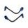 Lever guard ACCOSSATO DE008 with black hose and joint right + left, carbon