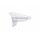 Lower radiator scoops POLISPORT 8415400005 bela