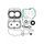 Complete gasket kit WINDEROSA 811962 with seals