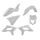Set plastik POLISPORT 91076 restyling Bela
