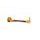 Lever guard ACCOSSATO DE001 with red hose and joint right, aluminium