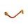 Lever guard ACCOSSATO DE001 with orange hose and joint right, aluminium