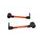 Lever guard ACCOSSATO DE003 with orange hose and joint right + left, aluminium